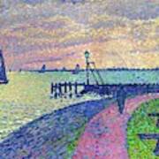 Entrance To The Port Of Volendam Theo Van Rysselberghe Poster