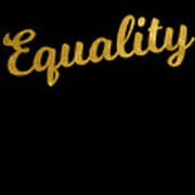 Equality Gold Poster