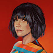 Evangeline Lilly Painting Poster