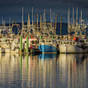 Evening At Digby Harbor Poster