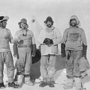 Explorers Who Discovered Robert Falcon Poster