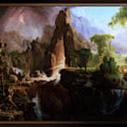 Expulsion From The Garden Of Eden By Thomas Cole Poster