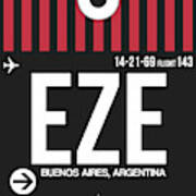 Eze Buenos Aires Luggage Tag Ii Poster