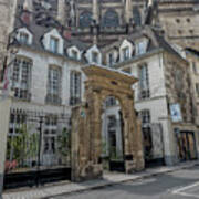 Facade On Rue Des Rosiers Poster