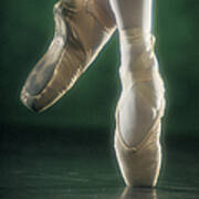 Feet Of Dancing Ballerina Poster