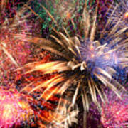 Fireworks Dance Poster