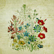 Flower Print Two Poster