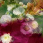 Flowers Of All Colors Abstract Poster