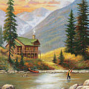 Fly Fisherman Poster