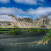 Footprints To Vestrahorn Poster