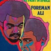 Foreman And Ali, Fight In Africa Preview Sports Illustrated Cover Poster