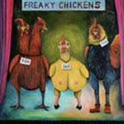 Freaky Chickens Poster