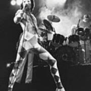 Freddie Mercury: Queen Frontman On Stage Poster