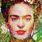 Frida Fractal 2 Poster