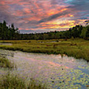 Friendship Panorama  Sunrise Landscape Poster