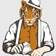 Gambling Tiger Poster
