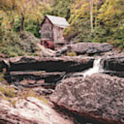 Glade Creek Grist Mill Of Babcock State Park Poster
