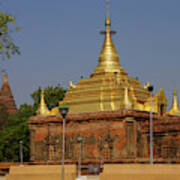 Gold Pagoda Of Gubyauk Nge Poster