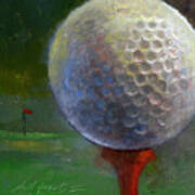 Golf Ball Poster