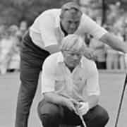 Golf Professionals Nicklaus And Palmer Poster
