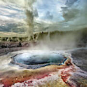 Grand Geyser Eruption Poster