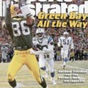 Green Bay Packers Antonio Freeman, 1997 Nfc Championship Sports Illustrated Cover Poster