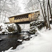 Gunstock Brook And Tannery Hill Bridge Poster