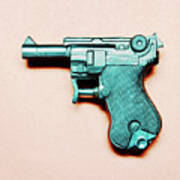 Handgun Squirt Gun Poster