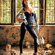 High Heeled Zombie Slayer Poster