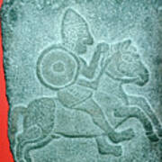 Hittite Relief Of A Horseman, Tell Poster