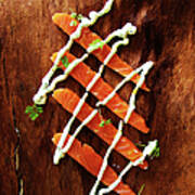 Home Smoked Salmon, Horseradish Creme Poster