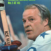 Houston Aeros Gordie Howe Sports Illustrated Cover Poster