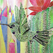 Hummingbird Paradise Poster