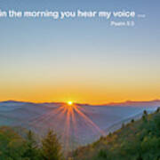 In The Morning You Hear My Voice Poster