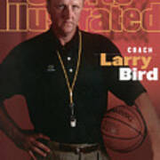 Indiana Pacers Coach Larry Bird Sports Illustrated Cover Poster