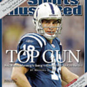Indianapolis Colts Qb Peyton Manning Sports Illustrated Cover Poster