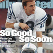 Indianapolis Colts Qb Peyton Manning... Sports Illustrated Cover Poster