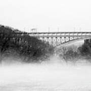 Inwood Hill With Fog Poster