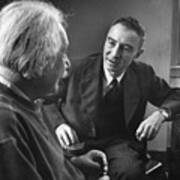 J. Robert Oppenheimer;albert Einstein Poster
