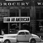 Japanese American Shop Owner In Oakland, California Hopes To Avoid Internment After The Bombing Of Pearl Harbor, 1942 Poster
