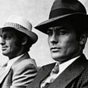 Jean-paul Belmondo And Alain Delon In Borsalino -1970-. Poster