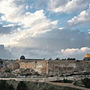 Jerusalem Clouds Poster
