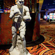 Joe Louis Statue At Caesars Palace Poster