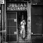 Julian Billiards Poster