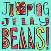 Jumping Jelly Beans Poster