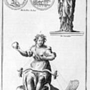 Juno, 1757. Artist Bernard De Montfaucon Poster
