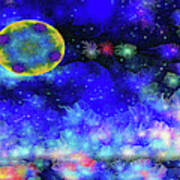 Kaleidoscope Moon For Children Gone Too Soon Number 1 - Ascension Poster