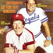 Kansas City Royals George Brett And Philadelphia Phillies Sports Illustrated Cover Poster
