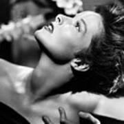 Katharine Hepburn: Sexy Glamour Looking Up Poster