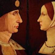 'king Louis Xii Of France And Queen Anne Of Brittany' , Ca. 1525. Poster